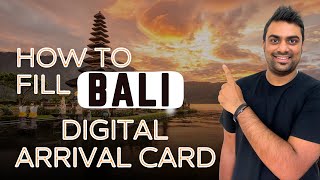 इंडोनेशिया का नया डिजिटल अराइवल कार्ड कैसे भरें | चरण दर चरण | 1 सितंबर, 2025 से अनिवार्य screenshot 1