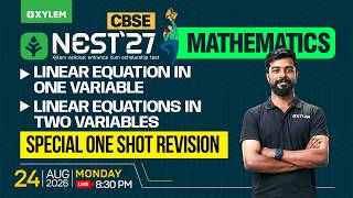Match Highlights NEST CBSE | Mathematics | Linear Equation In One Variable ,linear Equations In Two Variables