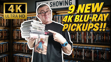 9 NEW 4K BLU-RAY PICKUPS!! 