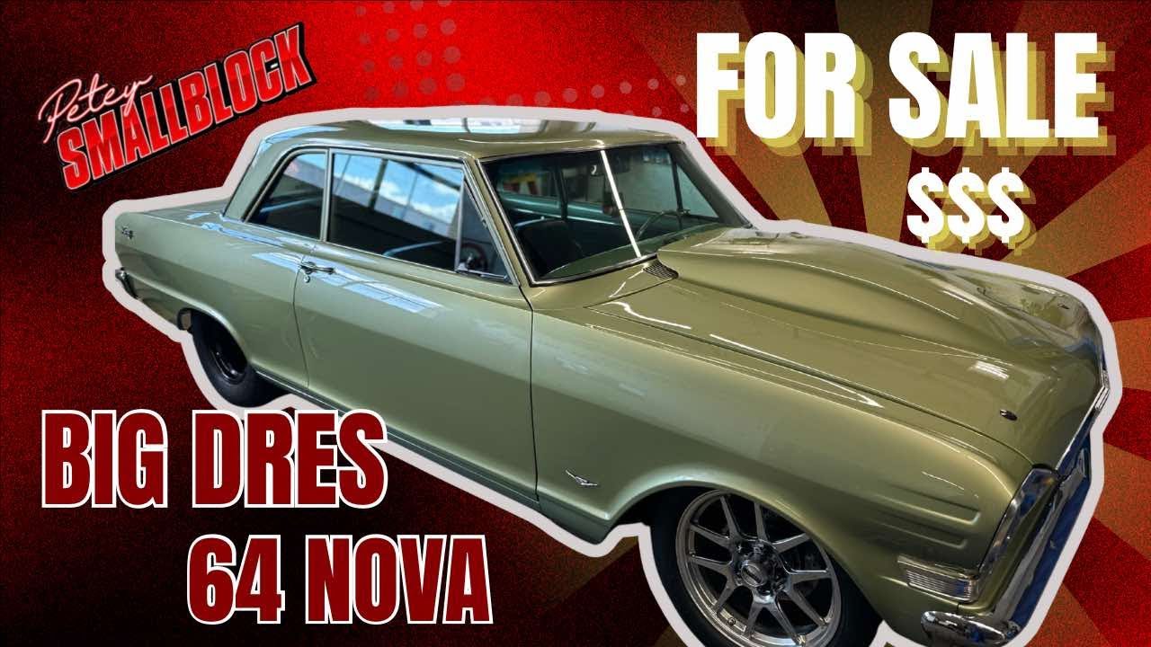 Big Dres 1964 LS Powered Nova is for sale. perfect car for Drag n Drive, street car classes