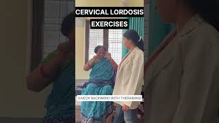 Cervical lordosis exercises #physiotherapist #neckpain #neckpainrelief #viral #exercise#india