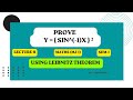 if y = { sin^(-1) x }^2, using leibnitz theorem. || lecture-8 || successive differential ||
