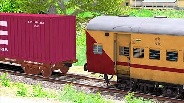 ICF UTKRISHT COUPLING SHIP CONTAINER | BUMPY RAILROAD | RAILWORKS | TRAIN SIMULATOR 2022 | RAILROAD