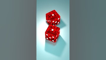 3D Dice Blender Animation
