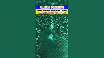 Chinese #Scientists Make Big Strides in Developing a Miniature #Deep-Sea #Robot  #fyp #fypシ #china