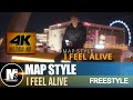 Map style  i feel alive  lyric music 4k 