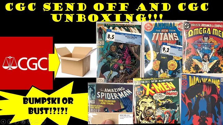 CGC Comic Book Unboxing 10 moderns! BUMPSKI TIME!!  cleaning pressing and submission