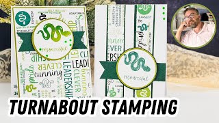 How to Use Turnabout Stamping to Create Coordinated Clean & Simple Cards