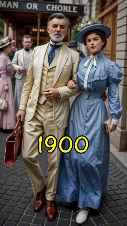 Fashion evolution from 1880 to 1910 🎩✨