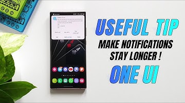 Useful tip to make pop up notifications stay longer on the screen ! - Samsung One UI 3.1/3.0/2.5