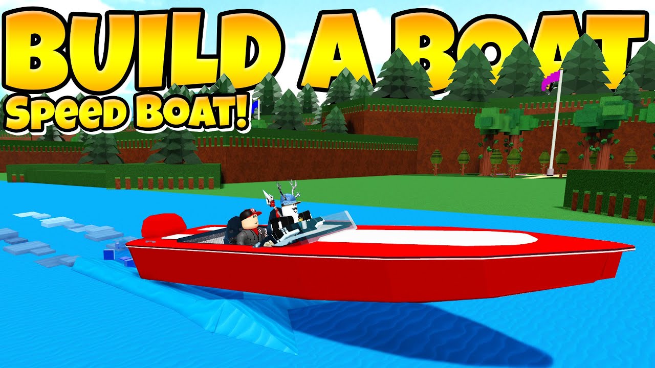 MICRO BLOCK SPEED BOAT! Build a Boat - YouTube