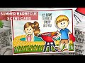 Summer Barbecue Scene Card | The Stamps of Life