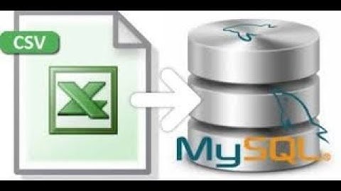 Como Pasar Datos De Excel a MySQL Usando phpMyAdmin