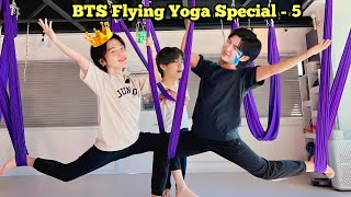 Yoga Porn Video Dubbing Hindi - BTS Flying Yoga Special // Part -5 // Real Hindi Dub - YouTube