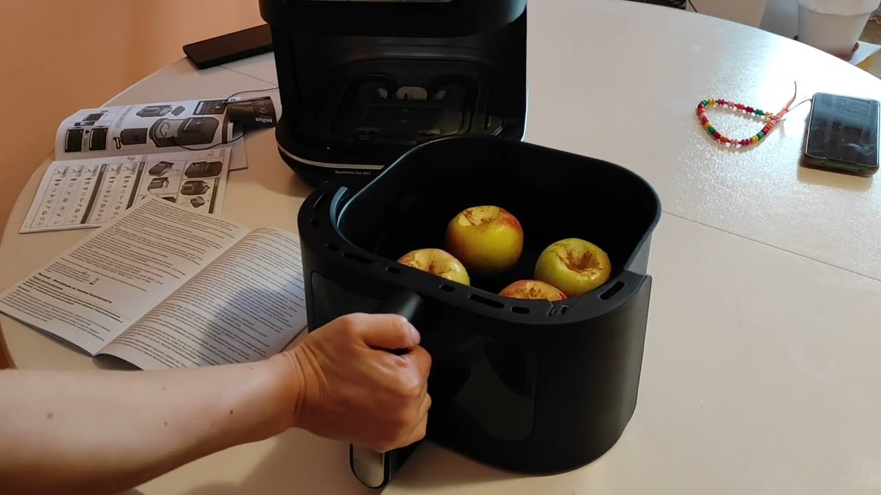 РАСПАКОВКА АЭРОГРИЛЯ BRAUN. Первые экспериментальные блюда !!!