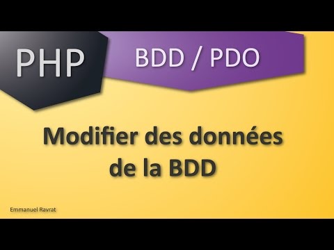 Vidéo: Comment Modifier Les Données D'enregistrement