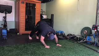 Hindu (deceleration) push up