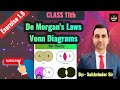Chapter 1(Sets)Class 11th/NCERT Maths/De Morgan's Laws/Venn Diagram/Sukhvinder/HTET/CSIRUGCNET/AIR07