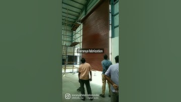 Industrial 23 ft Motorized shutter in Asanur sidco.#rollingshutter