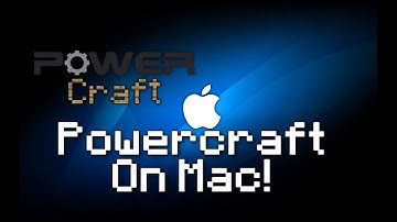 Powercraft: Fixing Installation Problem on Mac.