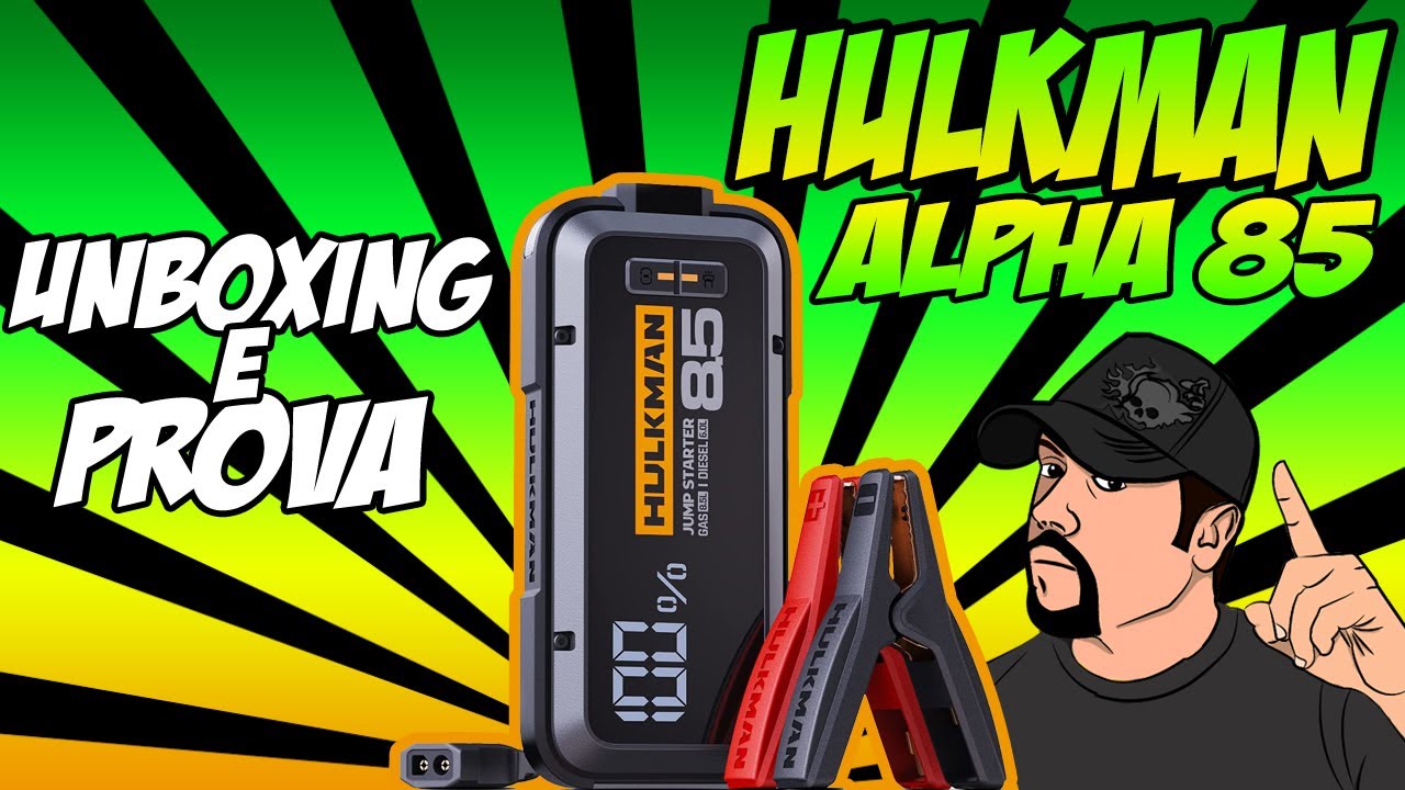 Unboxing Jump Starter Hulkman – Alpha 85 