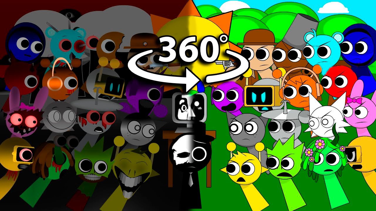 360° VR Incredibox Sprunki Сompilation 2024