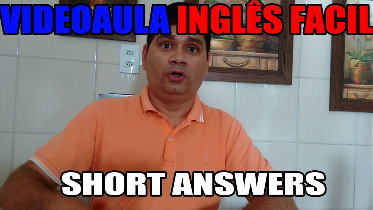 Como RESPONDER Em Ingl s SHORT ANSWERS YouTube