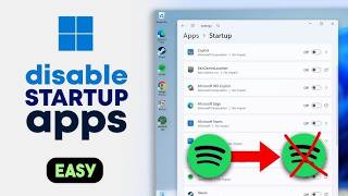 How to Disable Startup Programs in Windows 11 and Windows 10