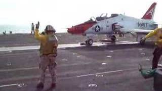 T-45 catapult launch from USS Theodore Roosevelt