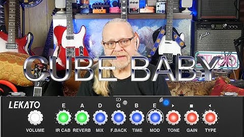 LEKATO Cube Baby Multi Effects Pedal with USB/Bluetooth/Loadable IRs/Amp Models Full Demo and Review
