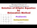 79. Solution of Elliptic Equation by Relaxation Method | Problem#1 | Most Important