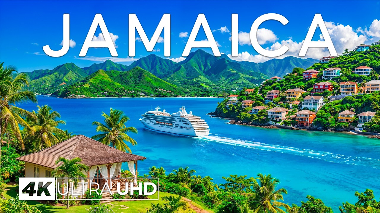 [4K] Jamaica 🇯🇲 Scenic Coastal Views & Luxury Beachfront Resorts with Chill House