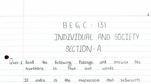 BEGC 131 solved assignment 2023-2024 | BEGC 131 ignou solved assignment in English  2023-2024 | BAG