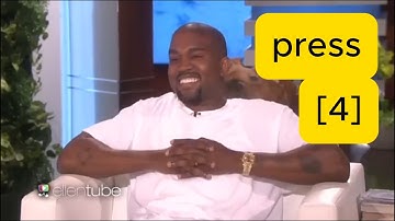 Kanye with Quick Time Events (keyboard needed) #ytqte