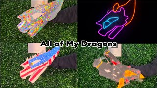 All of My Dragons in One Video! 🤯 #dragon #dragonpuppet #fyp #unique #puppet