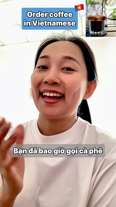 Attached video teaches you real Vietnamese coffee phrases! ☕️ #learnvietnamese #shorts
