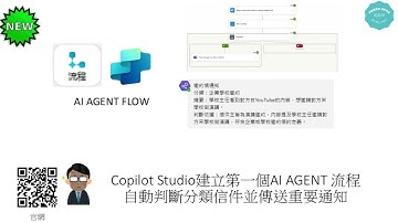Copilot Studio建立第一個 信件處理AI Agent：自動判斷分類信件並傳送重要通知 #236