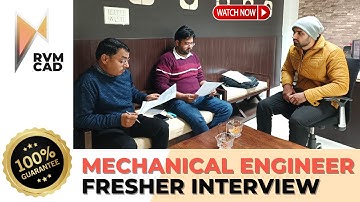 COMPLETE INTERVIEW for CAD DESIGN JOB | Mechanical Engineer Interview for SOLIDWORKS CAD DESIGNER