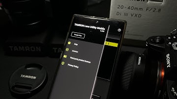 TAMRON Lens Utility Mobile: 3 Great stuff and how to use the App!