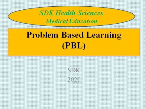 Problem Based Learning PBL  SDK 2020