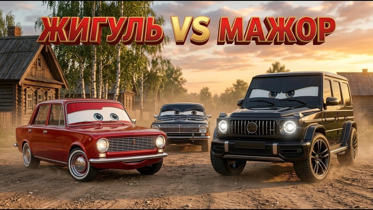 ЖИГУЛЬ: Королева Дорог 🖤 Битва за сердце Волги (AI Animation)