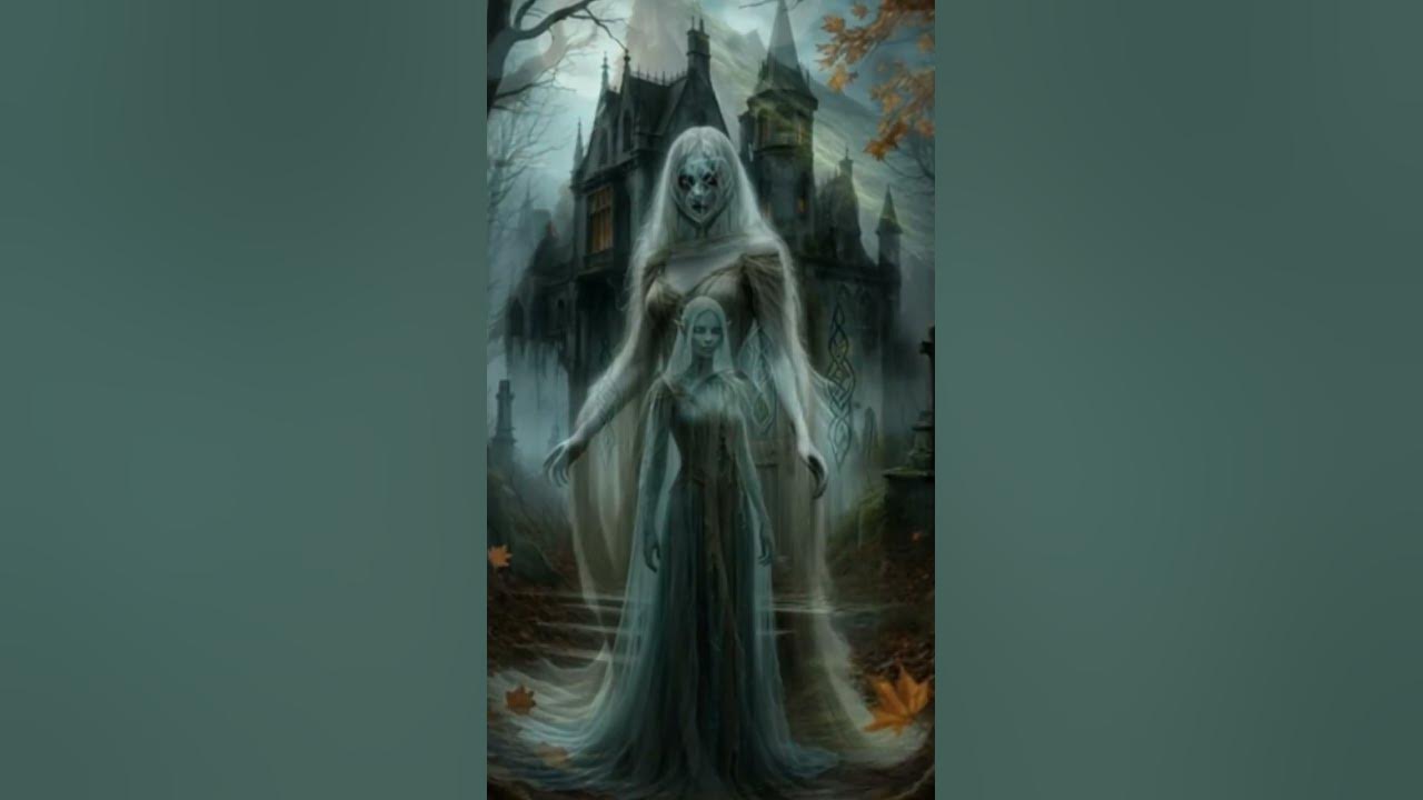 Ghosts of the Full Moon  #fantasyart #aiart #ghost