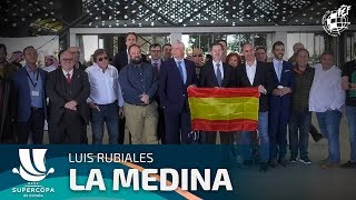 Así ha sido la visita de Luis Rubiales a la ciudad sagrada de La Medina