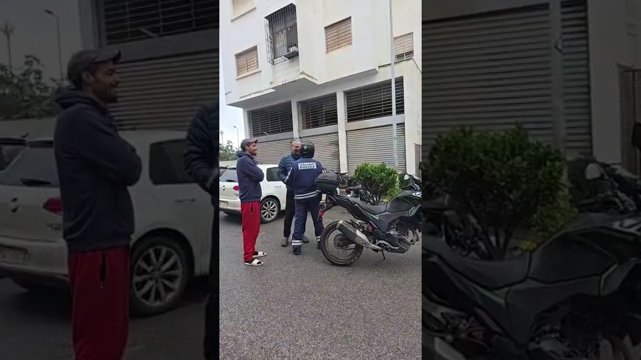 من كازا ...دراجين مولاي رشيد بغاو يشدو شفار كان هاز سيف على مواطن وهرب وطاح والإسعاف نقلته للمستشفى