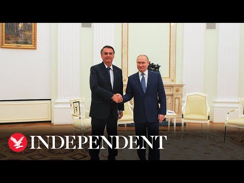 Putin meets with Brazil president Bolsonaro amid Ukraine invasion fears