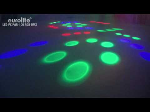 EUROLITE LED FX PAR-100 RGB DMX powered by Aileen