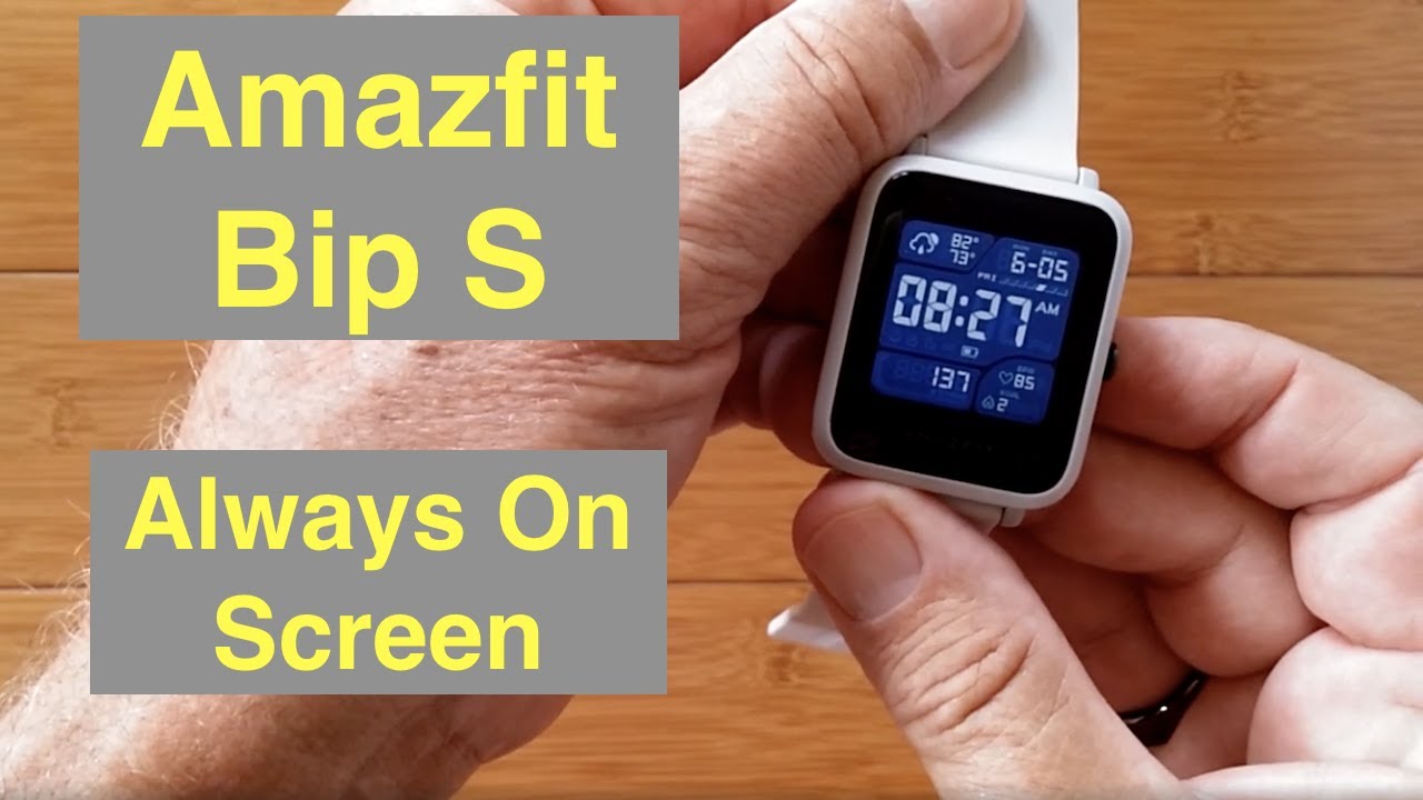 XIAOMI AMAZFIT BIP S (Updated BIP) 5ATM Waterproof Apple Watch Shaped  Smartwatch: Unbox and 1st Look - YouTube