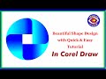Attractive Shape Logo Design in CorelDraw Tutorial | Corel Draw Design Tips | Graphics Vision