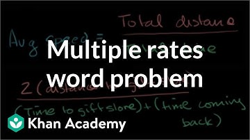 Multiple rates word problem | Ratios, proportions, units, and rates | Pre-Algebra | Khan Academy