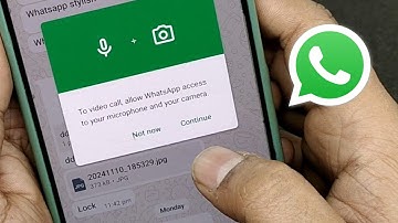 To Video Call Allow Whatsapp Access To Your Camera | Whatsapp Call Problem Kaise Solve Karen